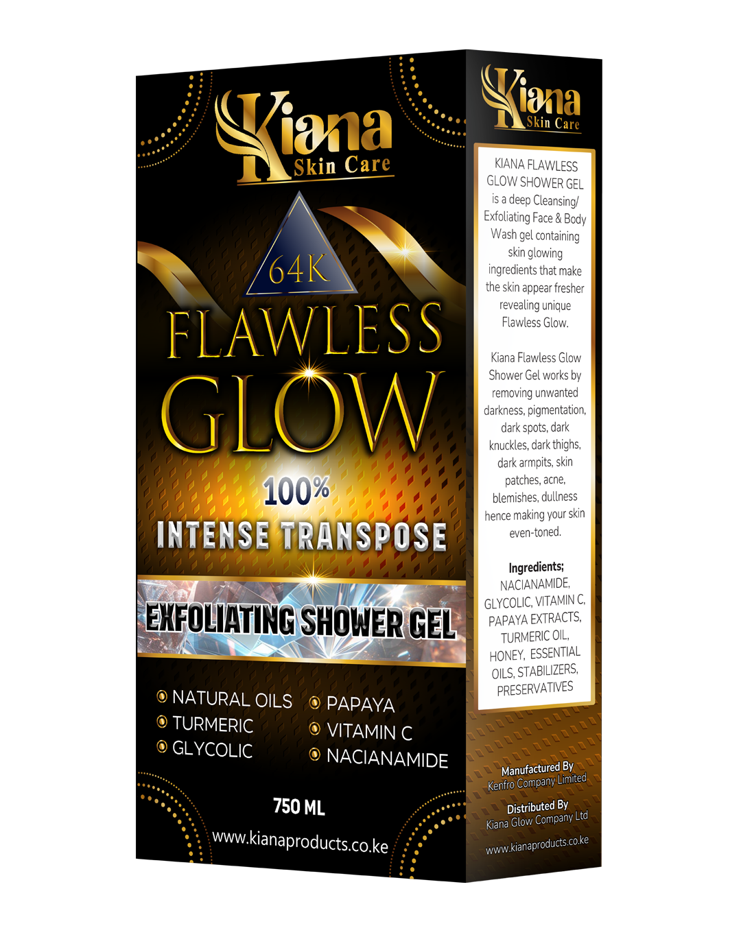 Kiana Flawless Glow Shower Gel